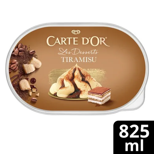Carte D'Or Tiramisu Inspired Ice Cream Tub 825ml - £4.50 | Grocefully