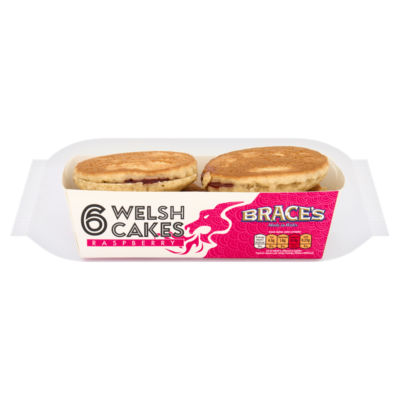 6 Raspberry Welsh Cakes