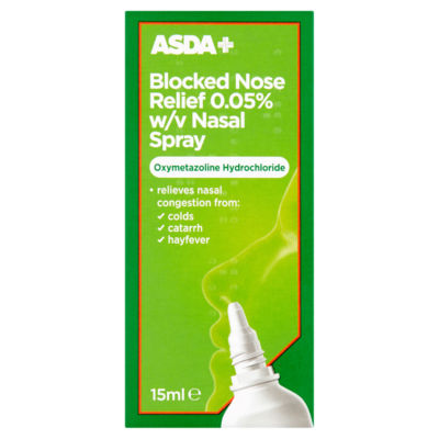 Blocked Nose Relief 0.05% w/v Nasal Spray 15ml thumbnail 2