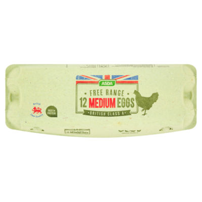 12 Free Range Medium Eggs