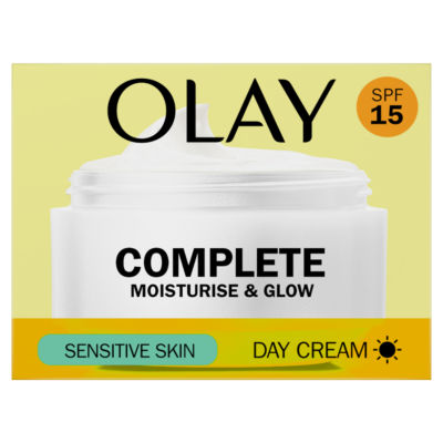 Complete Moisturise & Glow Day Cream For Sensitive Skin With SPF15,50ml thumbnail 2