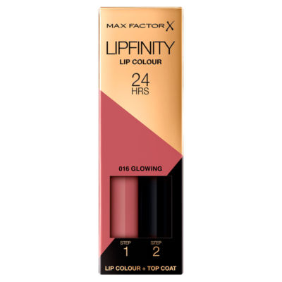 Lipfinity Lip Colour Lipstick, 2-Step Long Lasting, 016 Glowing, 2.3 ml + 1.9 g thumbnail 2