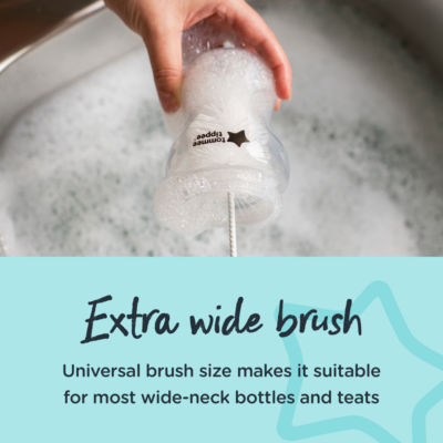 Essentials Bottle and Teat Brush, Extra Wide with Nylon Bristles thumbnail 4