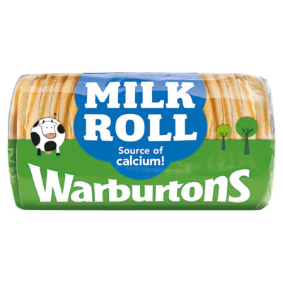 Soft Round White Bread Milk Roll 400g