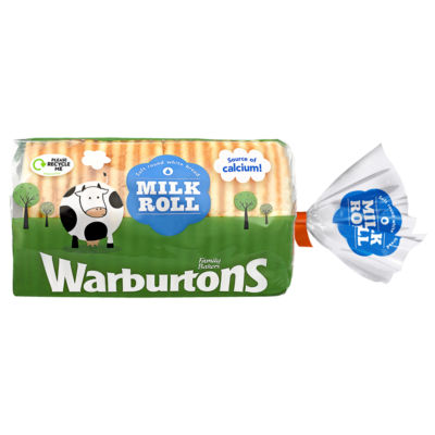 Soft Round White Bread Milk Roll 400g thumbnail 3