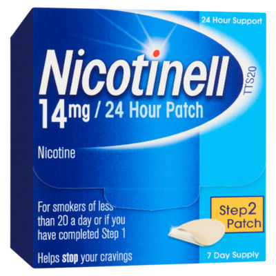Nicotinell 14mg Nicotine 24 Hour Patch Step 2