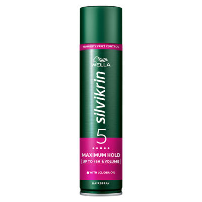 Silvikrin Maximum Hold Hairspray 400ml thumbnail 2