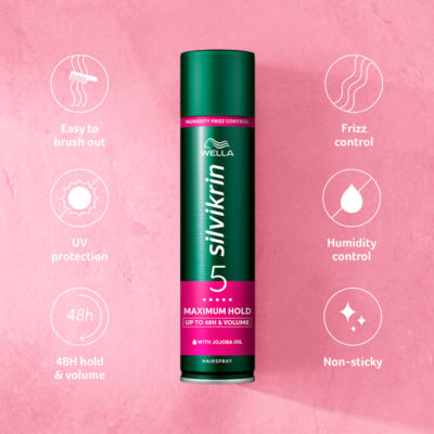 Silvikrin Maximum Hold Hairspray 400ml thumbnail 3