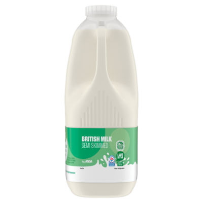 British Milk Semi Skimmed 6 Pints