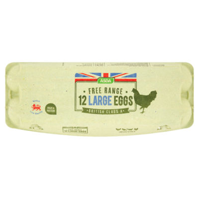 12 Free Range Large Eggs