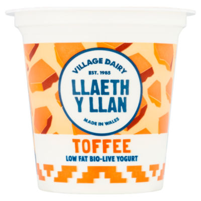Llaeth y Llan Toffee Low Fat Bio-Live Yogurt 125g