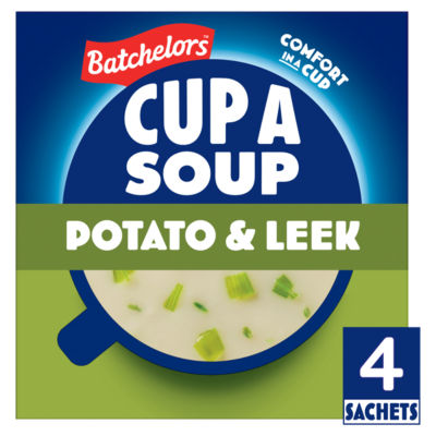 Cup a Soup Potato & Leek 4 Instant Soup Sachets 107g thumbnail 2