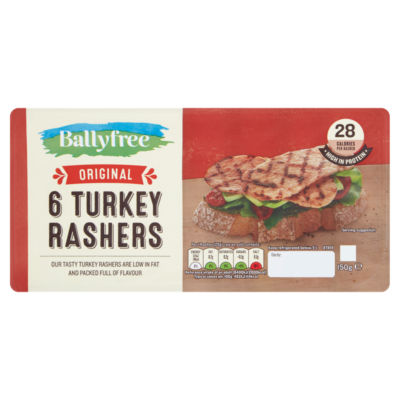 6 Original Turkey Rashers 150g thumbnail 2