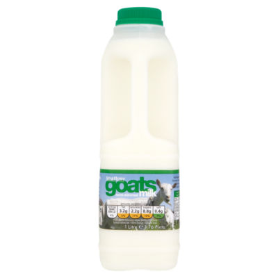 Goats Semi-Skimmed Milk 1.76 Pints/1 Litre