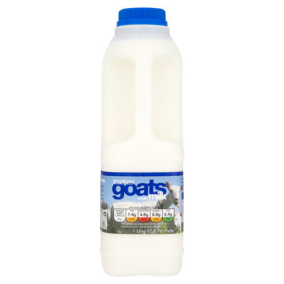 Goats Whole Milk 1.76 Pints/1 Litre