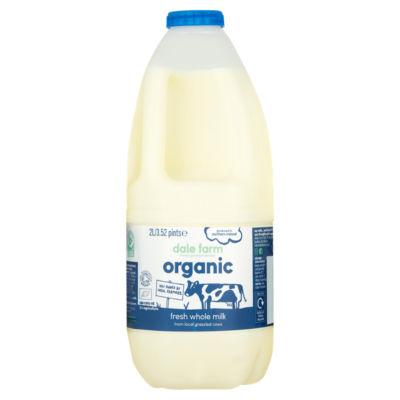 Organic Fresh Whole Milk 3.52 Pints/2L