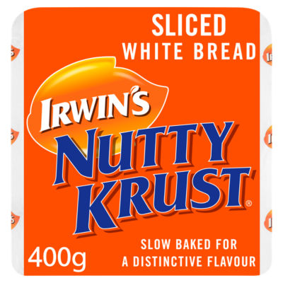 Nutty Krust Sliced White Plain Bread 400g thumbnail 2