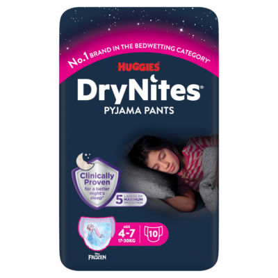 Bedwetting Pyjama Pants Girl - Age 4-7 17-30kg thumbnail 2