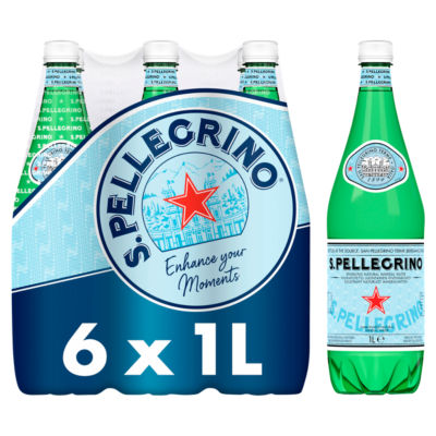 Sparkling Natural Mineral Water 6x1L