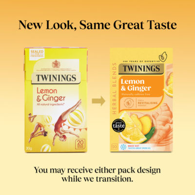 Lemon & Ginger 20 Tea Bags 30g thumbnail 3