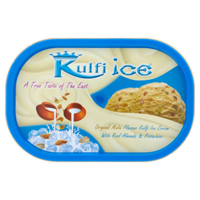 Original Malai Flavour Kulfi Ice Cream with Real Almonds & Pistachios 1 Litre thumbnail 2