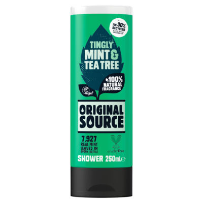 Mint & Tea Tree Shower Gel Body Wash 250ml thumbnail 2