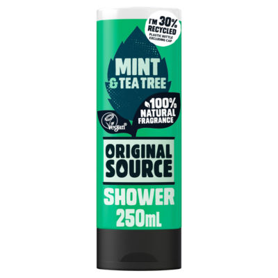 Mint & Tea Tree Shower Gel Body Wash 250ml thumbnail 4