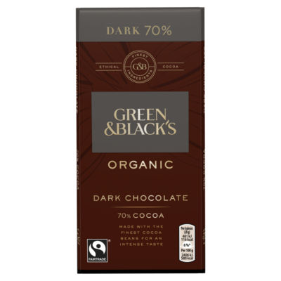 Organic Dark 70% Chocolate Bar thumbnail 2