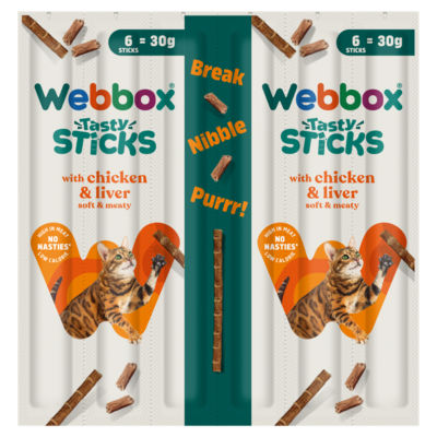 Tasty Sticks with Chicken & Liver 30g (6 x 5g) thumbnail 2