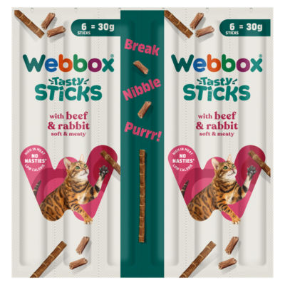 Tasty Sticks with Beef & Rabbit 30g (6 x 5g) thumbnail 2