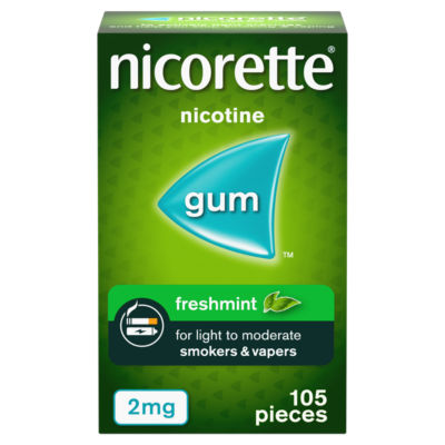 Freshmint 2mg Gum 105 Pieces, Stop Smoking and Stop Vaping Aid. thumbnail 2