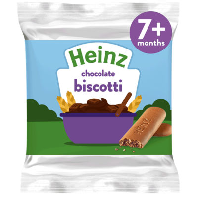 Chocolate Biscotti Baby Food Snacks 7+ Months 60g thumbnail 2