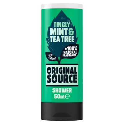 Tingly Mint & Tea Tree Shower Gel 50ml thumbnail 2