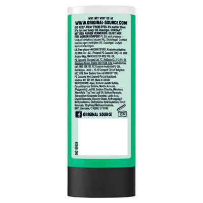 Tingly Mint & Tea Tree Shower Gel 50ml thumbnail 3