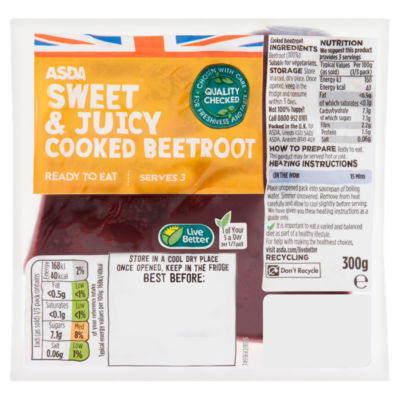 Sweet & Juicy Cooked Beetroot 300g thumbnail 2