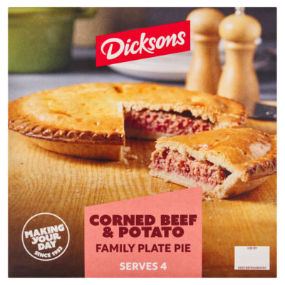 Corned Beef & Potato Family Plate Pie 720g