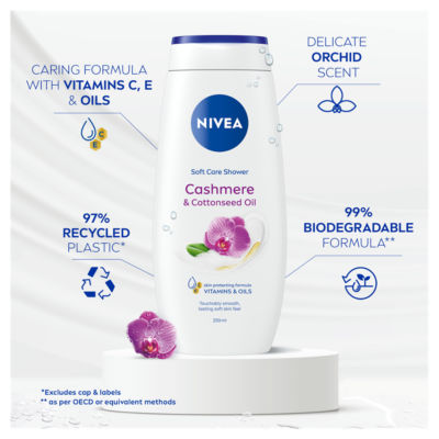 Cashmere & Cottonseed Oil Care Shower 250ml thumbnail 3
