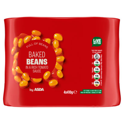 Baked Beans in a Rich Tomato Sauce 4 x 410g thumbnail 2