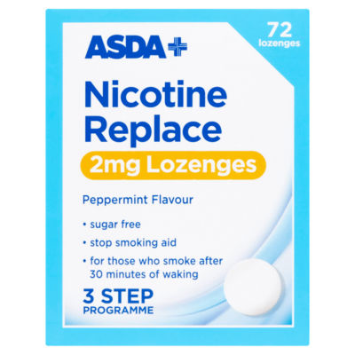 Nicotine Replace 2mg Lozenges Peppermint Flavour 72 Lozenges thumbnail 2