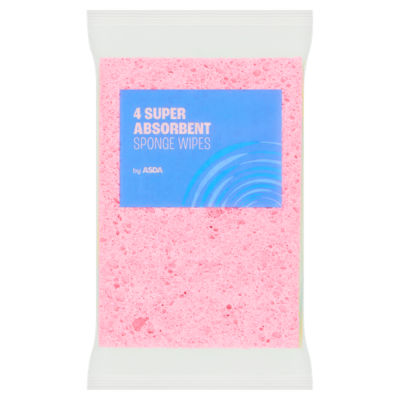 4 Super Absorbent Sponge Wipes thumbnail 2