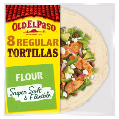 Regular Super Soft Flour Tortillas Wraps 8Pk 326G thumbnail 2