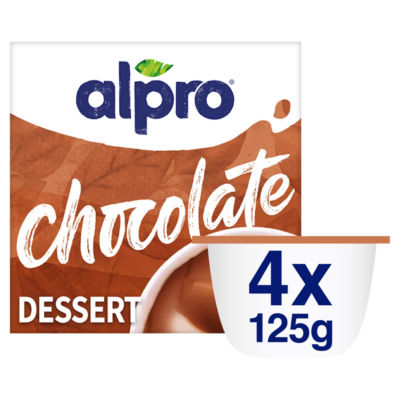 Chocolate Dairy Free Vegan Soya Dessert 4x125g thumbnail 2