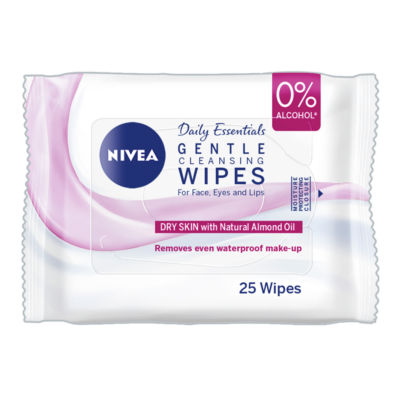 Daily Essentials 3 In 1 Gentle Cleansing Wipes Dry 25ST thumbnail 2