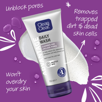 CLEAN & CLEAR Advantage Spot Control Daily Wash 150ml thumbnail 3