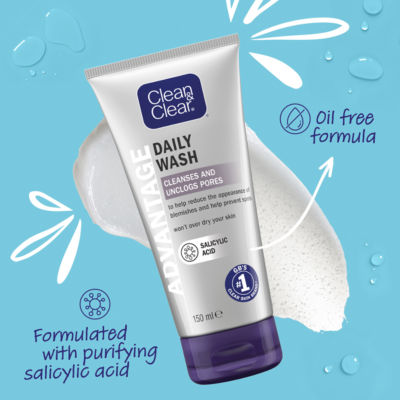 CLEAN & CLEAR Advantage Spot Control Daily Wash 150ml thumbnail 4