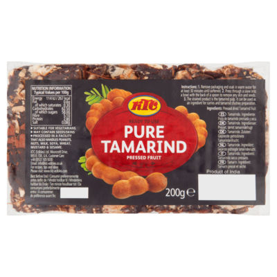 Pure Tamarind Pressed Fruit 200g thumbnail 2