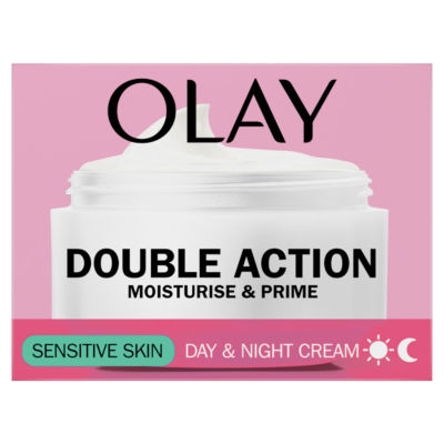 Double Action Moisturise&Prime Day&Night Cream, Sensitive Skin.24H Hydration,50ml thumbnail 2