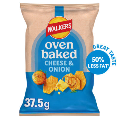 Baked Cheese & Onion Snacks Grab Bag Crisps 37.5g thumbnail 2
