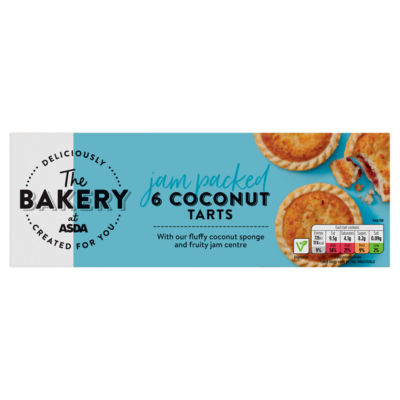 The BAKERY at ASDA 6 Coconut Tarts