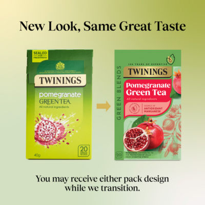 Pomegranate Green Tea 20 Tea Bags 40g thumbnail 3